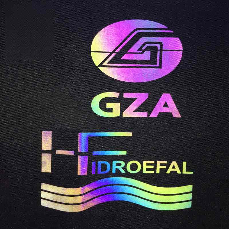 炫彩七彩反光热贴膜材料