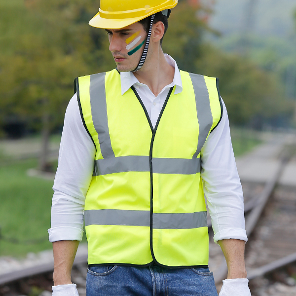 两横两竖达标环卫施工安全背心