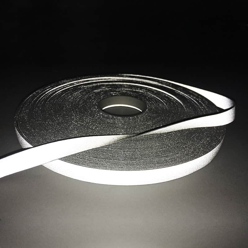 亮银双面反光弹力包边带