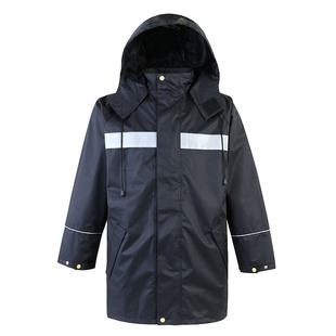 2017城市管理反光雨衣套装 新城管分体户外防水工作服