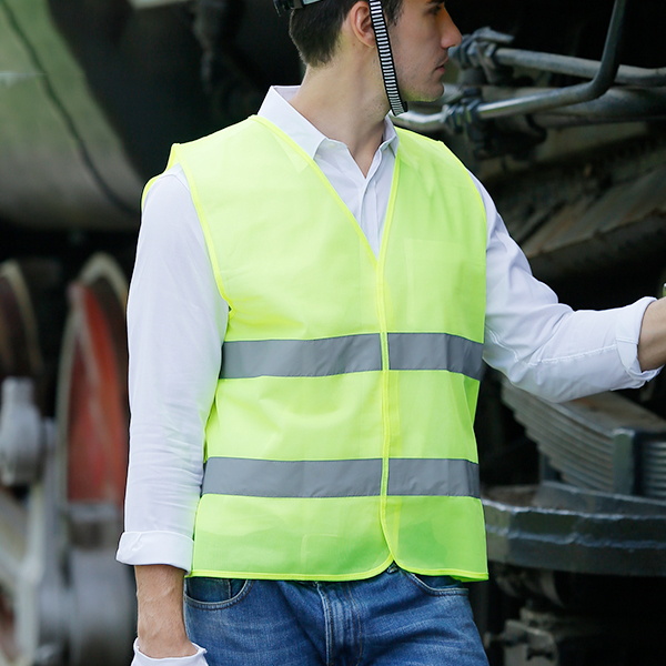 便宜款施工环卫反光马甲背心可印logo