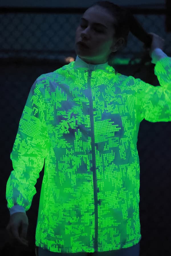 印花反光户外夜光服