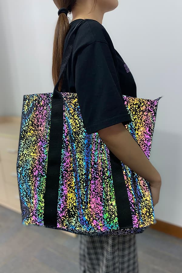 印花反光购物袋